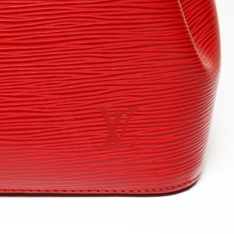Louis Vuitton Shoulder Bag Epi Petit Noe Black