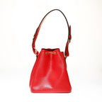 Louis Vuitton Shoulder Bag Epi Petit Noe Black