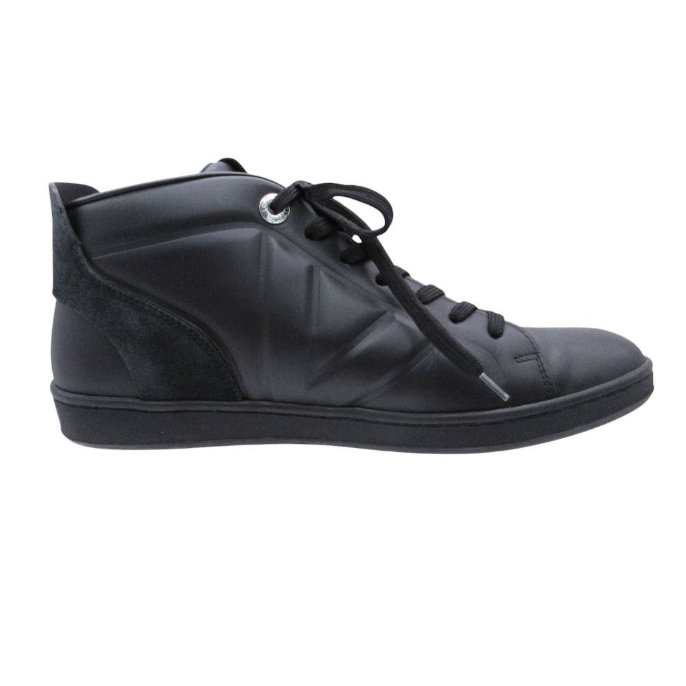 Louis Vuitton Leather Sneakers Shoes LV Logo Fuse Ledge — view 2