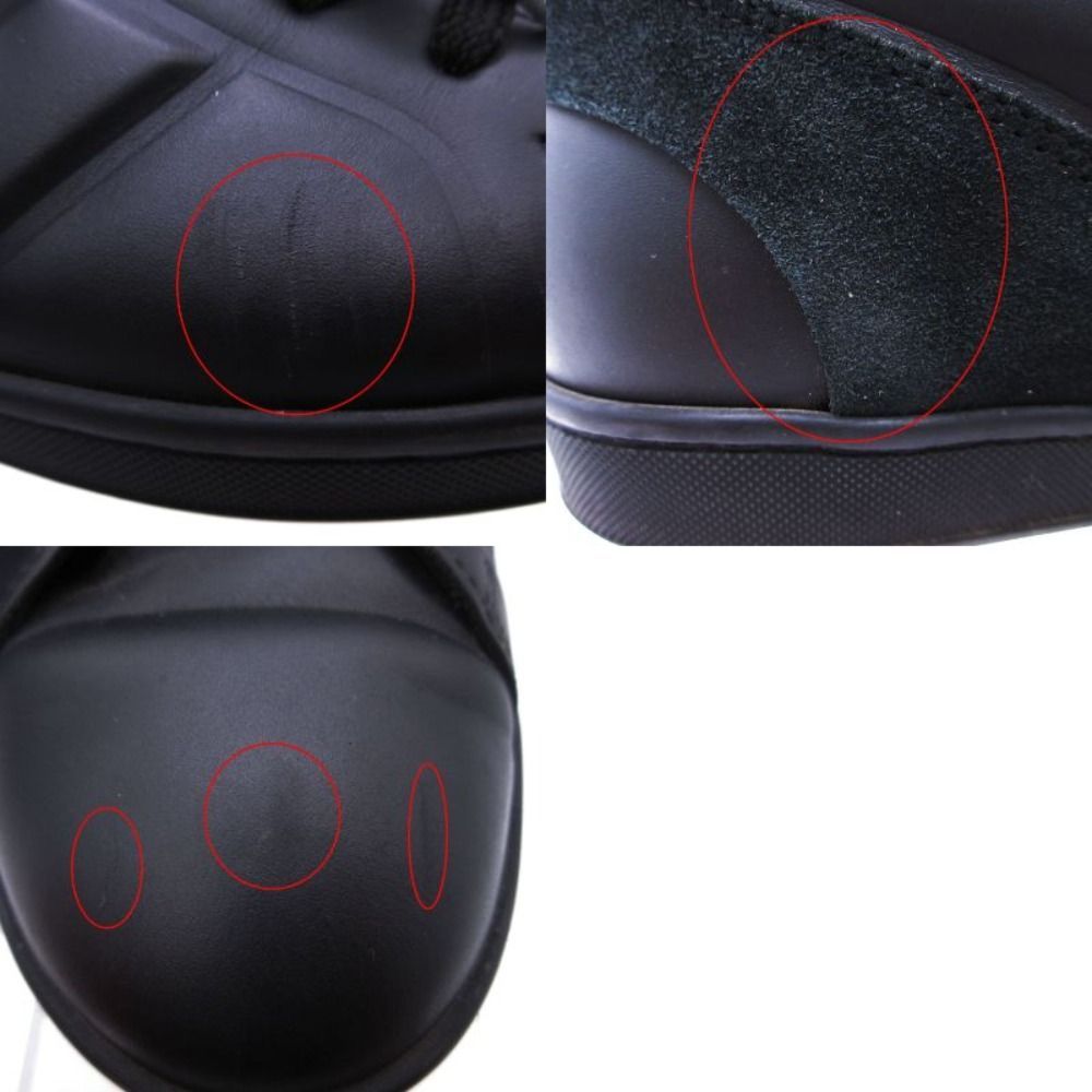 Louis Vuitton Leather Sneakers Shoes LV Logo Fuse Ledge — view 9