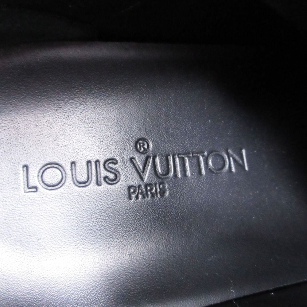 Louis Vuitton Leather Sneakers Shoes LV Logo Fuse Ledge — view 6