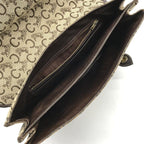 Celine C Macadam Canvas Hand Brown Purse — view 8