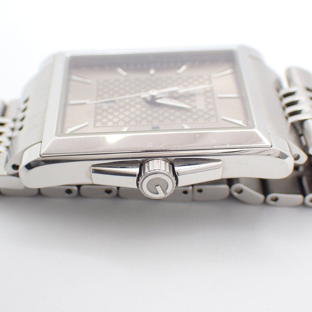 Gucci Timeless Rectangle Quartz Watch Brown Dial SS — view 7