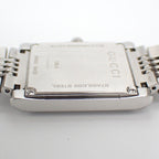 Gucci Timeless Rectangle Quartz Watch Brown Dial SS — view 8
