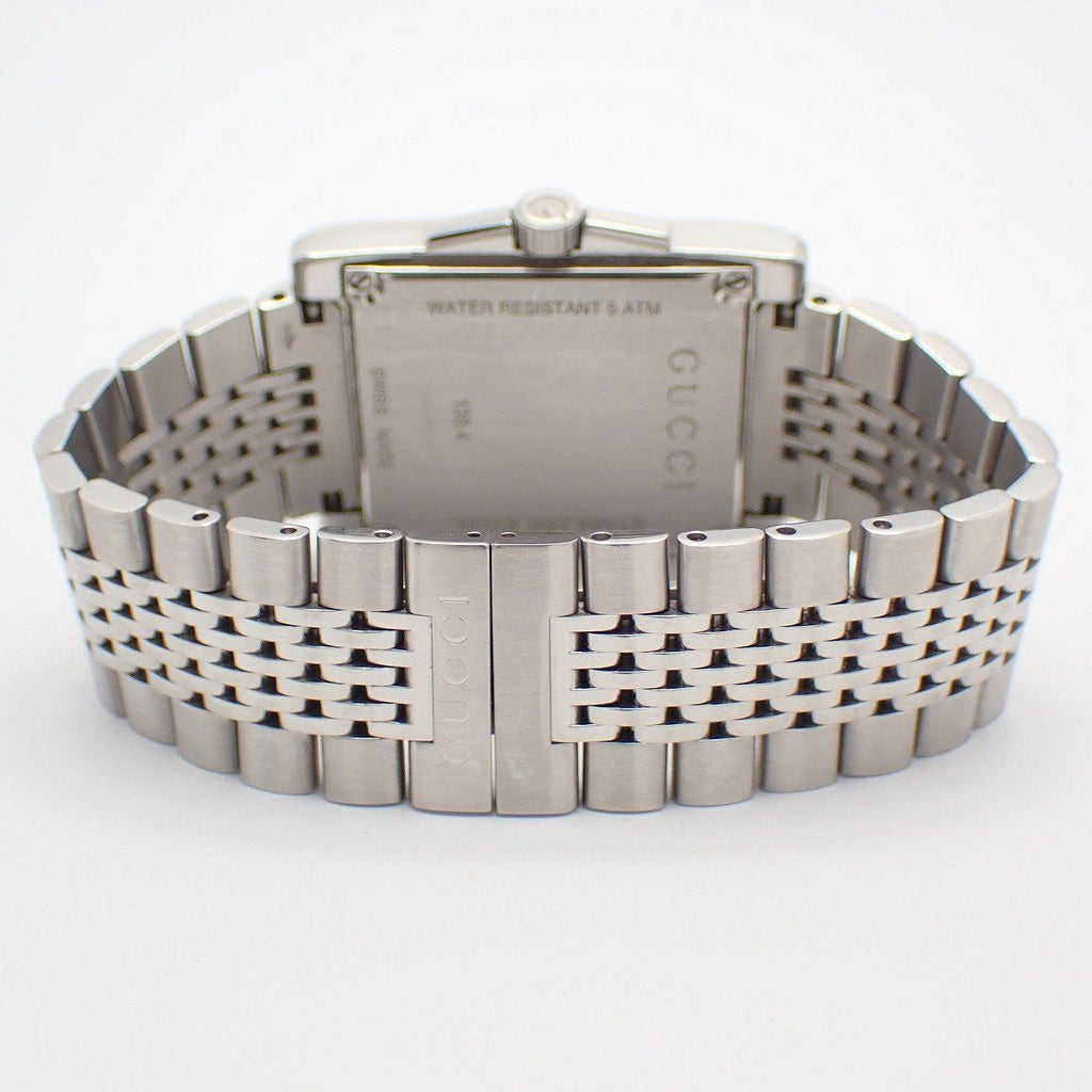 Gucci Timeless Rectangle Quartz Watch Brown Dial SS — view 3