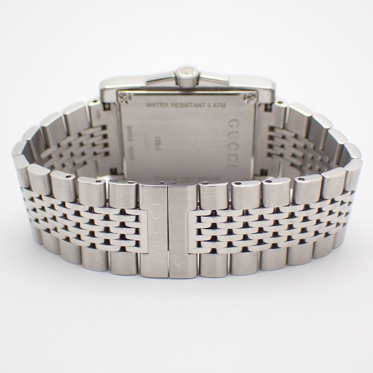 Gucci Timeless Rectangle Quartz Watch Brown Dial SS — view 3