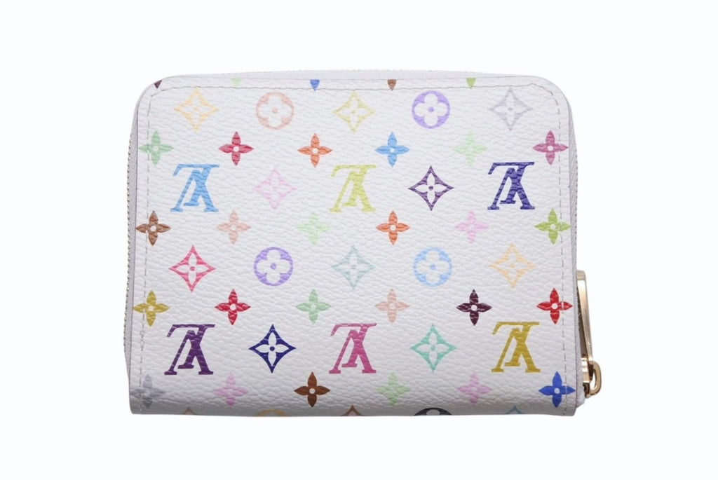 Louis Vuitton Zippy Coin Purse Monogram Multicolor Takashi Murakami — view 3