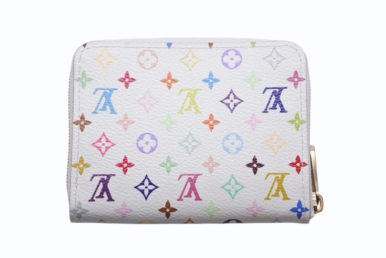 Louis Vuitton Zippy Coin Purse Monogram Multicolor Takashi Murakami — view 3