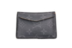 Louis Vuitton Monogram Eclipse Pocket Organizer Card Case Black Blue Leather — view 2