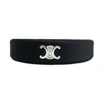 Celine Triomphe Headband Black Hair — view 3