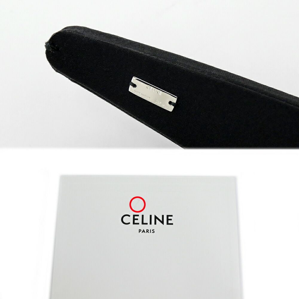 Celine Triomphe Headband Black Hair — view 8