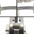 Cartier Watch Tank Aggress MM Rectangular Roman Index Diamond Bezel — view 5