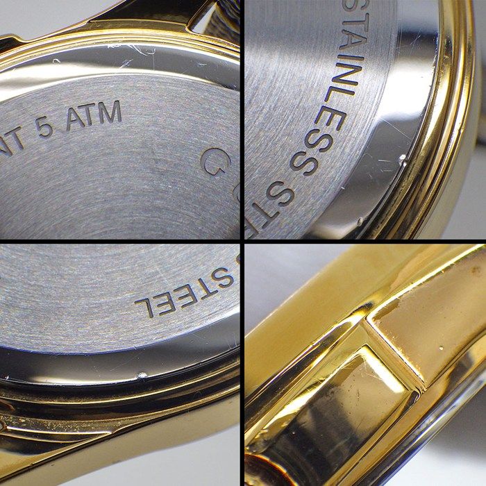 Gucci Watch Timeless 126.4 Eye Motif Beige Brown GG Supreme Dial SS — view 6