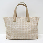 Chanel New Travel Canvas Leather Pink Beige — view 2