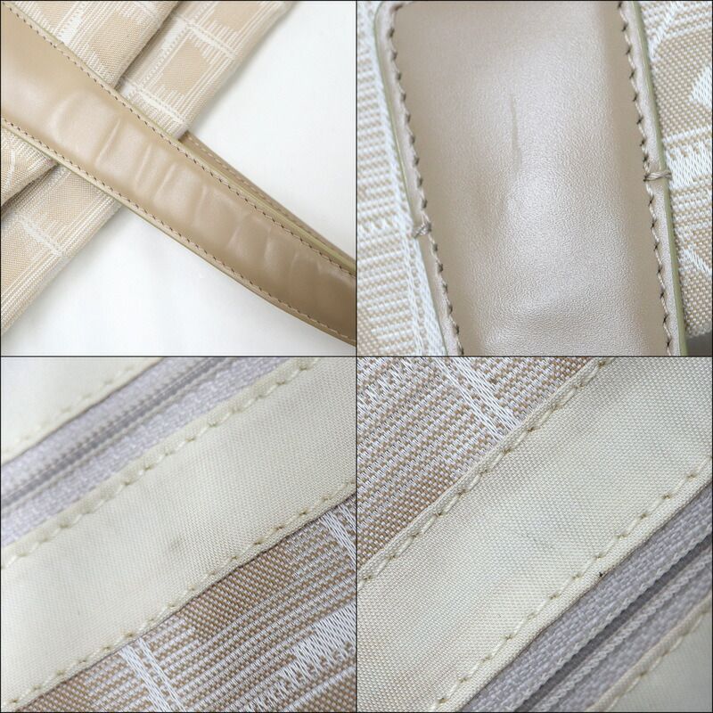 Chanel New Travel Canvas Leather Pink Beige — view 7