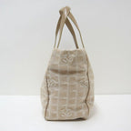 Chanel New Travel Canvas Leather Pink Beige — view 3