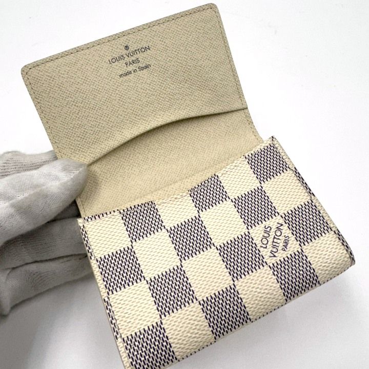 Louis Vuitton Carte de Visit Card Case Damier Azur — view 6