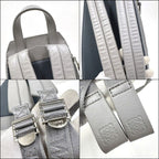 Loewe Convertible Backpack Small Nylon Calf Gray — view 3