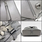 Loewe Convertible Backpack Small Nylon Calf Gray — view 4