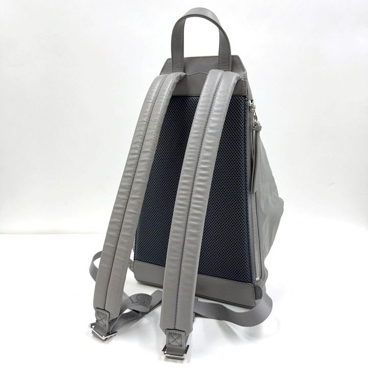 Loewe Convertible Backpack Small Nylon Calf Gray — view 2