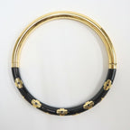 Louis Vuitton Talk Daily Choker Monogram Flower Black Gold — view 2