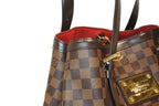 Louis Vuitton Hampstead MM Tote Bag Damier Ebene Brown Canvas — view 6