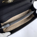 Bottega Veneta Clutch Knot Shoulder Bag Black Vintage Gigold Leather — view 6