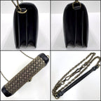 Bottega Veneta Clutch Knot Shoulder Bag Black Vintage Gigold Leather — view 3
