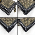 Bottega Veneta Clutch Knot Shoulder Bag Black Vintage Gigold Leather — view 2
