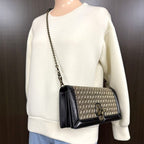 Bottega Veneta Clutch Knot Shoulder Bag Black Vintage Gigold Leather — view 8