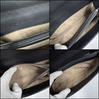 Bottega Veneta Clutch Knot Shoulder Bag Black Vintage Gigold Leather — view 7