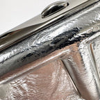 Fendi Fast Small 2-Way Shoulder Bag Silver Leather — view 7