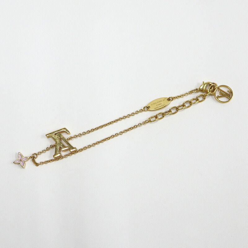 Louis Vuitton Bracelet LV Iconic Gold Plated Pale Pink — view 2