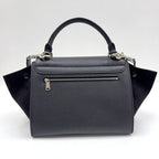 Celine Trapeze Small 2-Way Bag Black Silver Leather — view 2