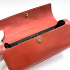 Loewe Velazquez Handbag with Handle Leather Orange Gold — view 6
