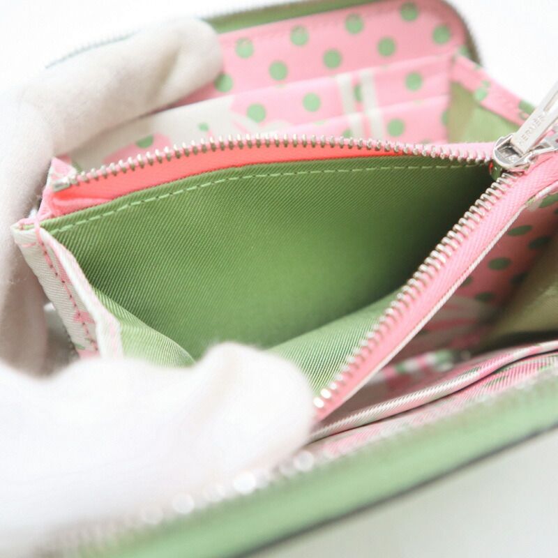 Hermes Azap Silk in Compact Cricket Rose Confetti Epsom Coin Purse — view 6