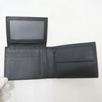 Gucci Bifold Compact Wallet Black Leather — view 6