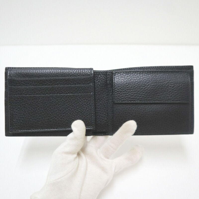 Gucci Bifold Compact Wallet Black Leather — view 5