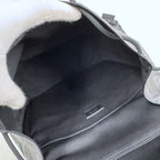 Dior Hit the Road Backpack CD Diamond Canvas Leather Black Metal — view 8