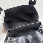 Dior Hit the Road Backpack CD Diamond Canvas Leather Black Metal — view 7