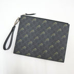 Gucci Clutch Taiga GG Supreme Black Leather — view 2