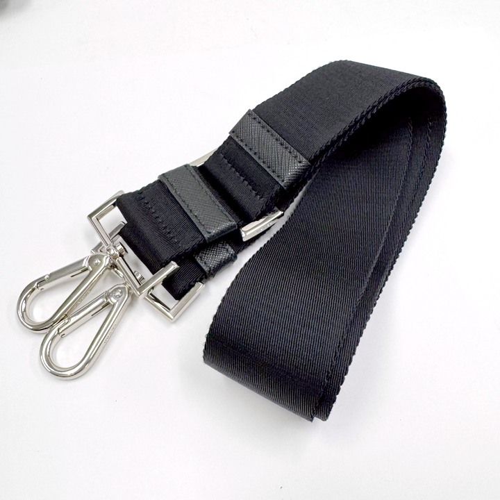 Prada Tessuto Tote Black Nylon Calf Leather — view 9