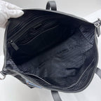 Prada Tessuto Tote Black Nylon Calf Leather — view 7
