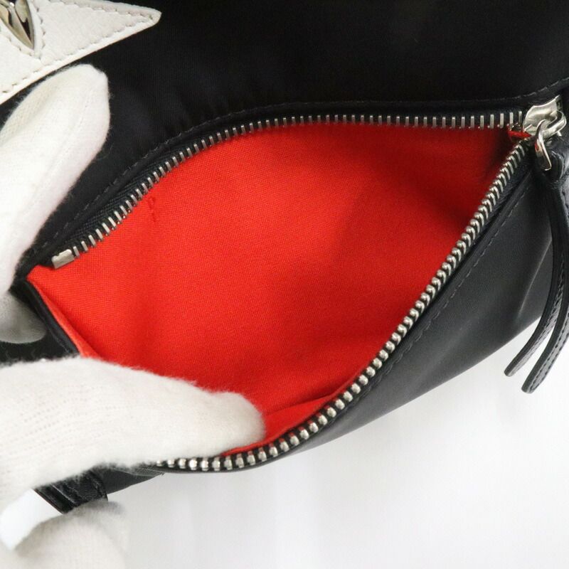 Fendi Monster Star Bugs Backpack Black Red — view 6