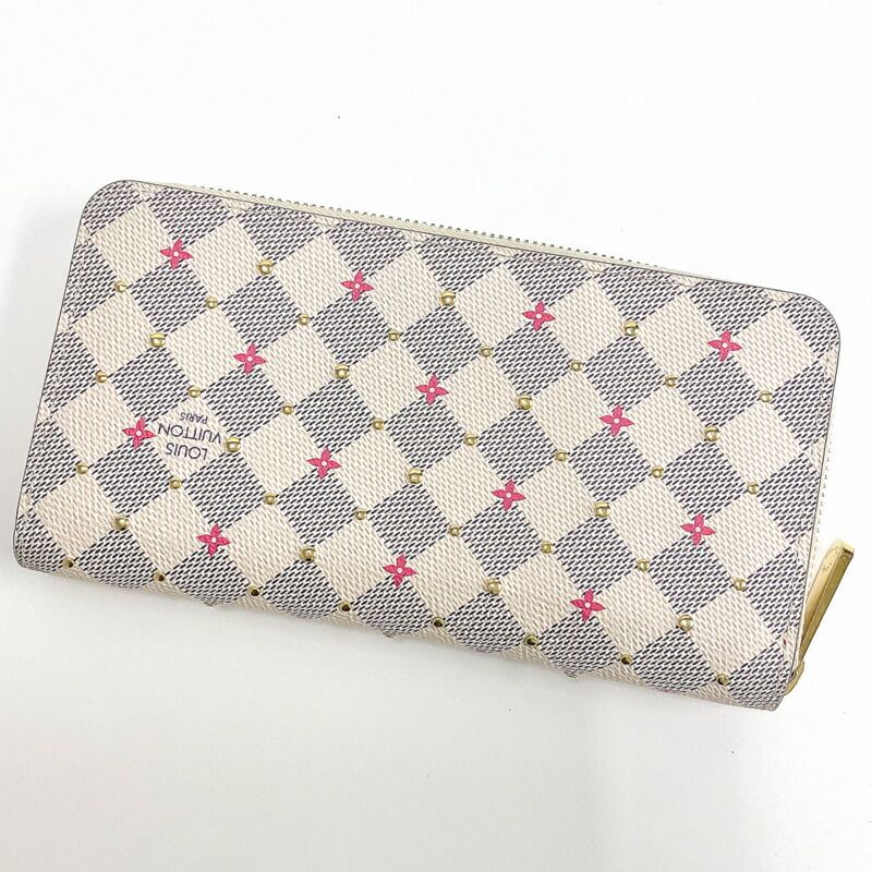 Louis Vuitton Zippy Wallet Damier Azur Studded — view 2