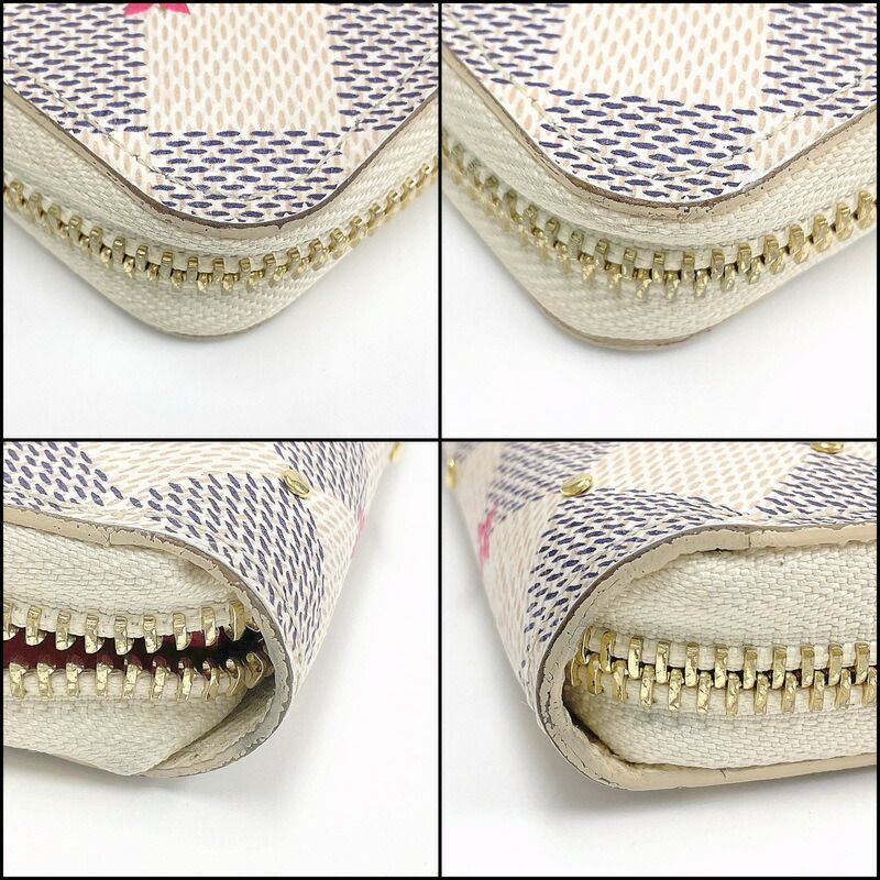 Louis Vuitton Zippy Wallet Damier Azur Studded — view 5