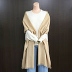 Gucci Large Shawl Beige Pink 95% Wool 5% Silk — view 8