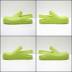 Bottega Veneta Paddle Sandals Light Green Rubber 42 — view 6
