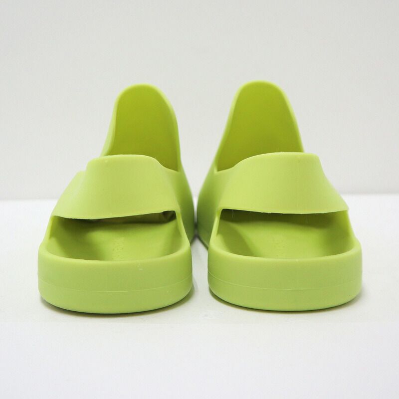 Bottega Veneta Paddle Sandals Light Green Rubber 42 — view 5