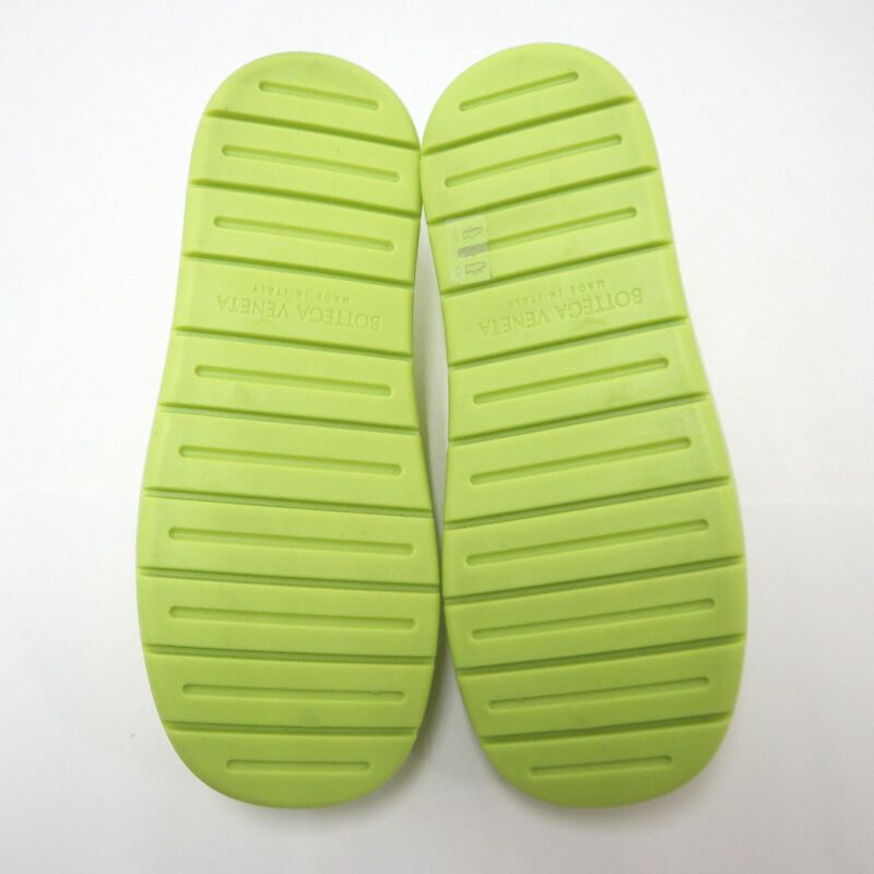 Bottega Veneta Paddle Sandals Light Green Rubber 42 — view 3